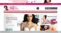 Desktop Screenshot of abbigliamentointimoatena.com